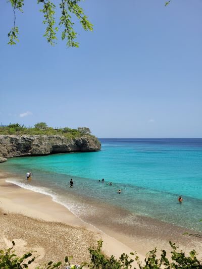 Jeremi beach en Curacao antillas holandesas